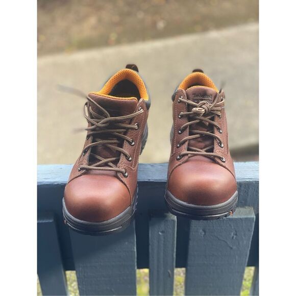 Timberland Women’s PRO Oxford Brown Safety Toe 9 US - Picture 9 of 10